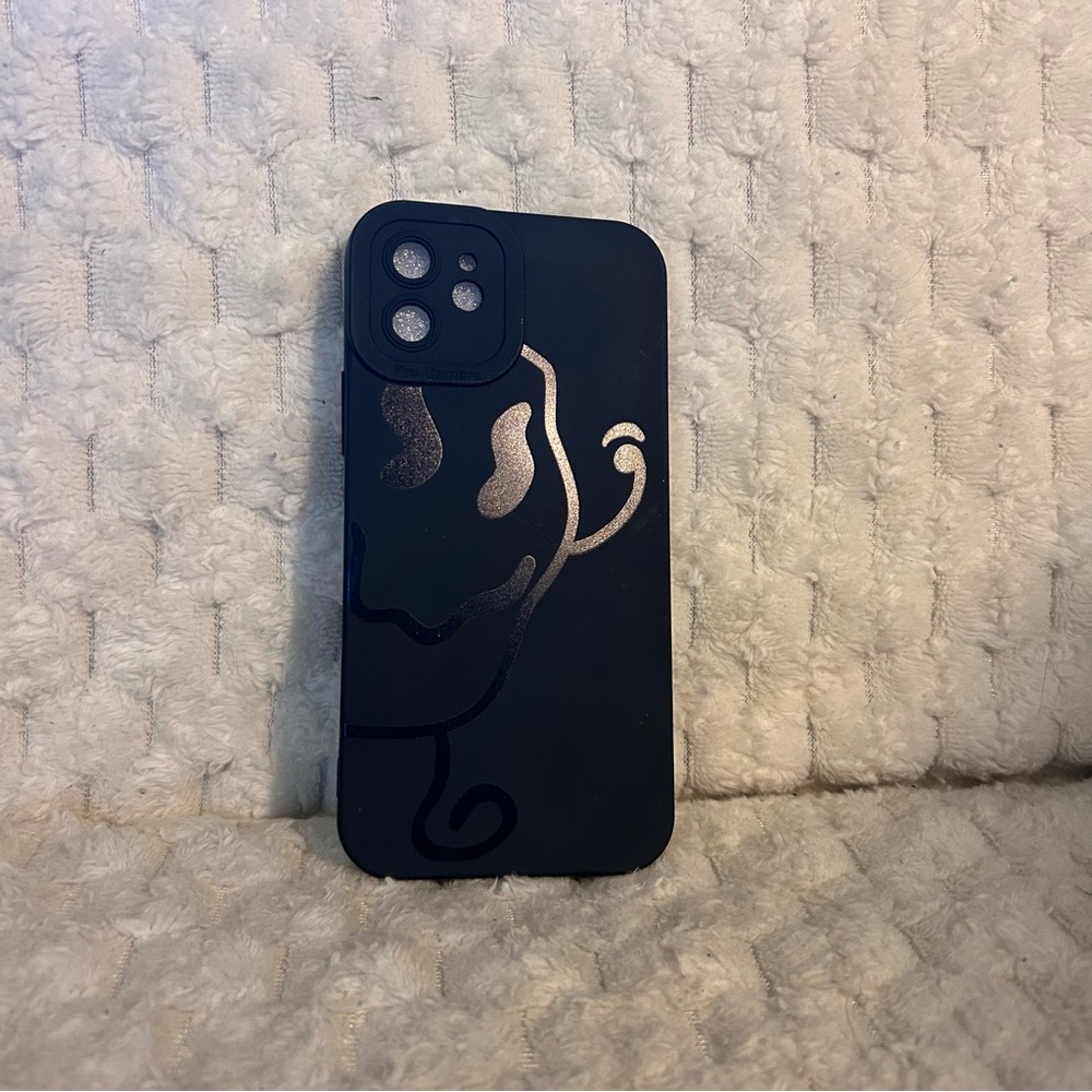 Stylish Smile Black Phone Case